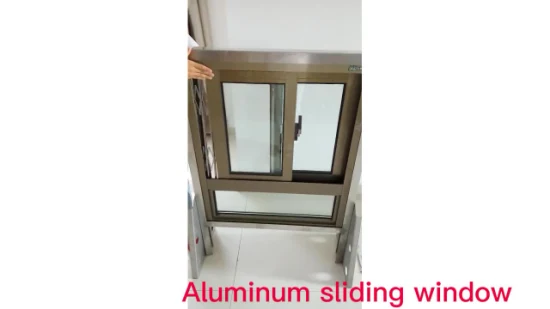 販売のためのアルミニウム引き違い窓ドア アルミニウム引き違い窓 ガラス引き違い窓 アルミニウム合金スラット ステンレス鋼スイング